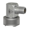 A side exit CTC AC116 industrial vibration sensor mounted on an MH214-3A mounting magnet.